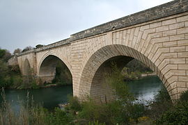 Gignac - Bridge of the XVIII century.