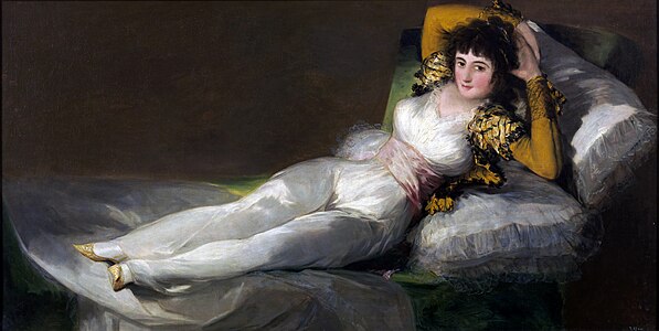 La maja vestida, by Francisco Goya