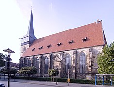 St Lamberti, Hildesheim, 2007, with the new spire