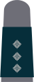 b. Dark-blue base textile with bright-grey emblems – Air Force (here: captain grey-blue flying suit)
