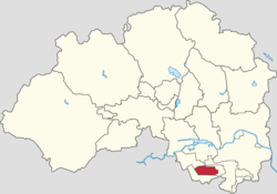 Location of Longzeyuan Subdistrict within Changping District