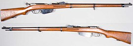 Mannlicher M1886 в Музее шведской армии[англ.]