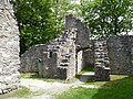 Remains of castle buildings