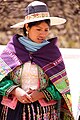 Image 37An Indigenous woman in traditional dress near Cochabamba, Bolivia (from Indigenous peoples of the Americas)