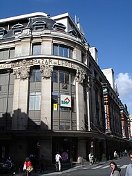 SW corner of the square : Bazar de l'Hôtel de Ville (department store).