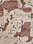 US "Chocolate Chip" Six-Color Desert Pattern developed in 1962, widely used in Gulf War