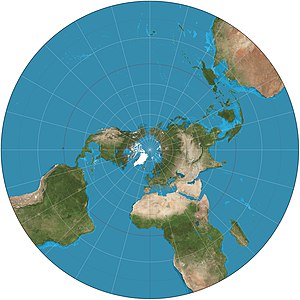 Stereographic projection, by Strebe