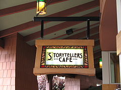 Storytellers Cafe entrance