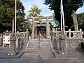 Torii at Tanabata Shrine entrance.