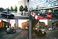 4 Pictures of UK taxicabs in 2003. The taxis were at (clockwise from top left) Oxford, Manchester city centre, Waterloo Railway Station and Solihull.