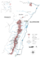 Carte du vignoble alsacien