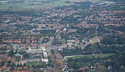 Aerial view of Mortsel