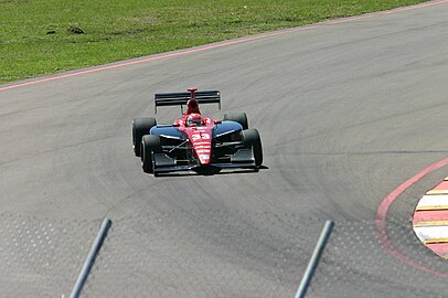 Cunningham disputando o GP de St. Petersburg da Indy Lights, em 2005.