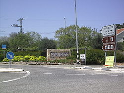 Village entrance