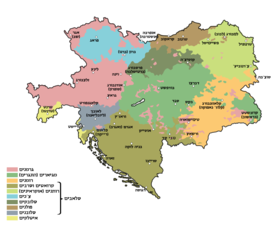 המפה האתנית של אסטרו הונגריה