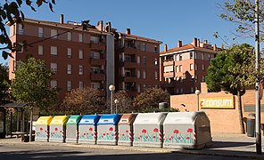 Container in Ripollet (Spanien)