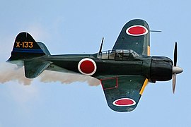 Mitsubishi A6M « Zero » japonais (1939).