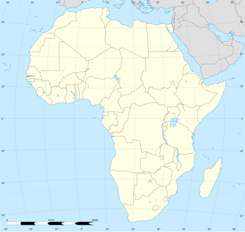كأس الكونفيدرالية الإفريقية 2015 على خريطة Africa