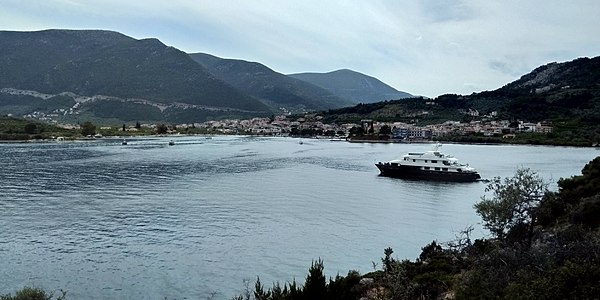 Vue de la baie de Paleá Epídavros