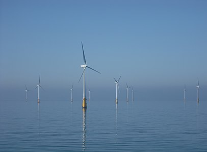 Barrow Offshore Wind Farm, by Andy Dingley (edited by Muhammad Mahdi Karim)