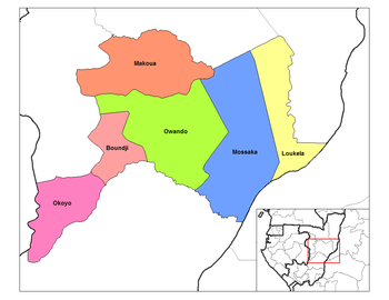 Okoyo District in the region