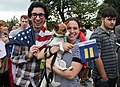 Rally participants, US Supreme Court