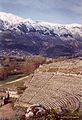 View on theatre and Mount Tomaros