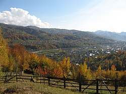 The mountain village of Dubove