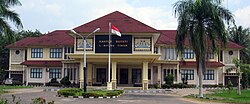 The regent's office in Sukadana