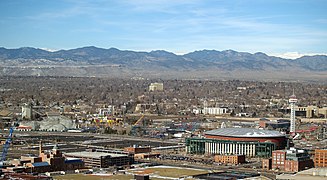 Elitch Gardens depuis Denver.