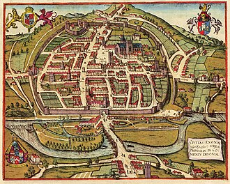 Exeter around 200 years later