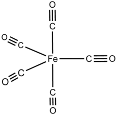 Pentacarbonyle de fer.