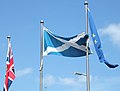 Flag of Scotland, Holyrood