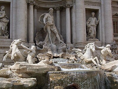 Fontaine de Trevi, Rome 1730