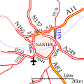 Carte de l'Autoroute A811