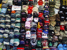 A large collection of hats