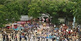 日和佐八幡神社秋季例大祭境内