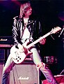 Image 92Ramones's lead guitarist Johnny Ramone performing in Toronto, 1977 (from 1970s in music)