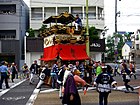 出来町天王祭の鹿子神車 （2013年6月）