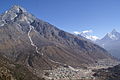 Khumbila above the Khumjung and Kunde villages