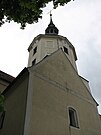 Ein etwas anderer Blick zum Kirchturm