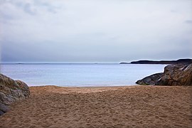 Björnsängen, northernmost beach