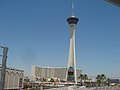 Stratosphere tower and hotel buildings