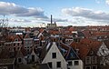 Leiden, view from the Burcht with probably the Flour Factory in the background