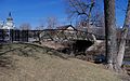 Pedestrian bridge in Loring Park.