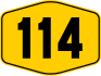 Federal Route 114 shield}}