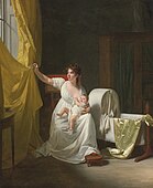 Madame de L'Horme and her son Jean-Louis, by Henri-Pierre Danloux (1801)