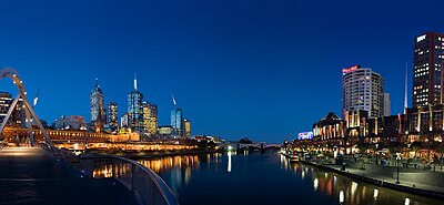 Yarra River from inner-city bridge