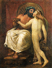 Mengs, Jupiter et Ganymède, 1759, Galerie nationale d'art ancien