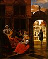 "Musical Party in a Courtyard" by Pieter de Hooch